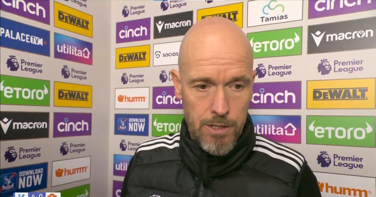Ten Hag Says He Is Suitable Coach For MU After Crystal Palace Defeat