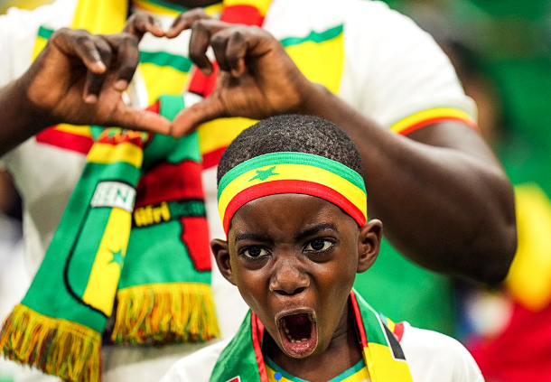 Photos: Senegal fans enjoy their night despite the loss!