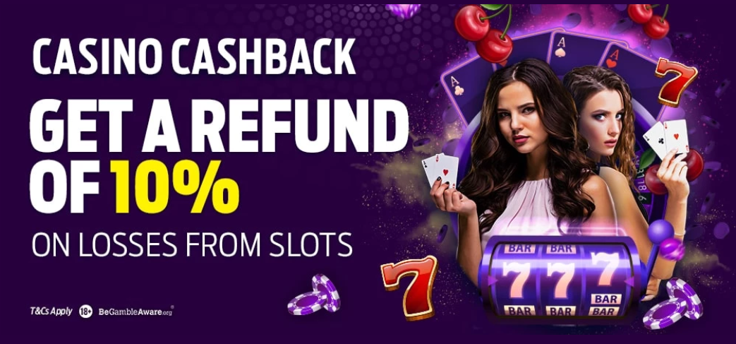 Get A 10%  Casino Cashback Refund