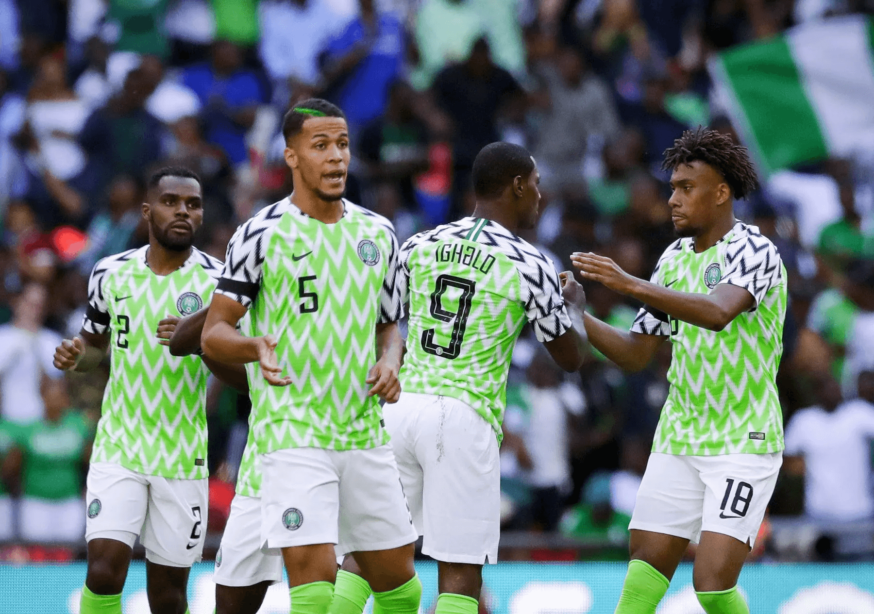 Image of Nigeria football team