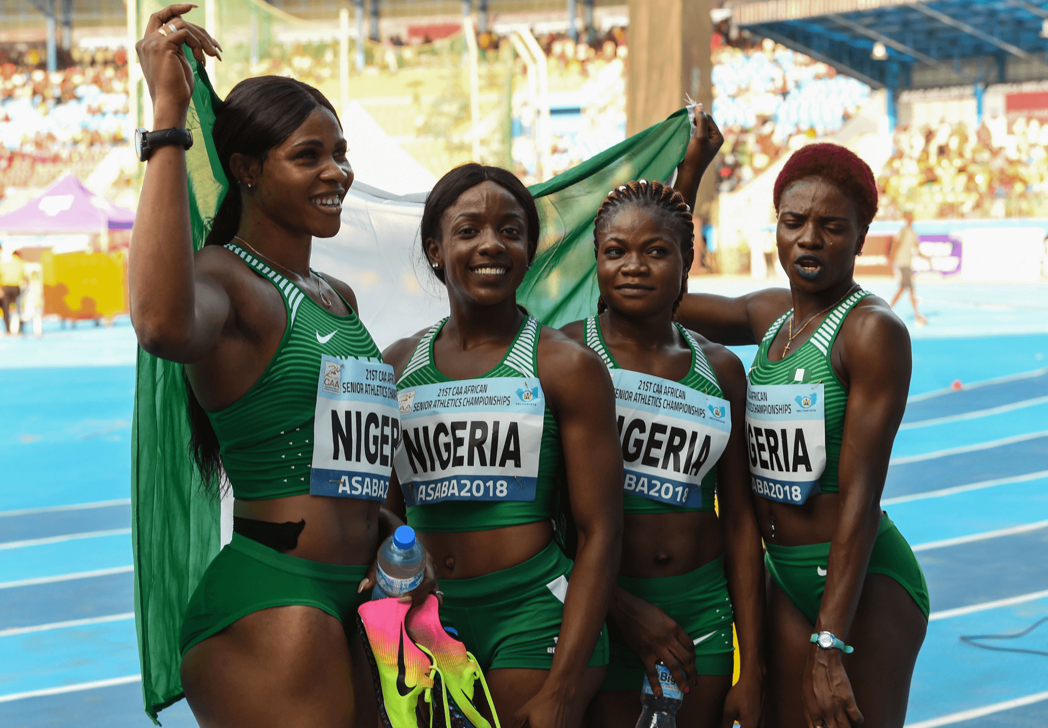 Part of Nigeria athletics team
