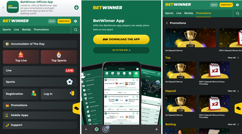 Betwinner Android