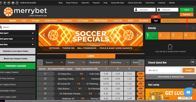 Go To Merrybet Webpage