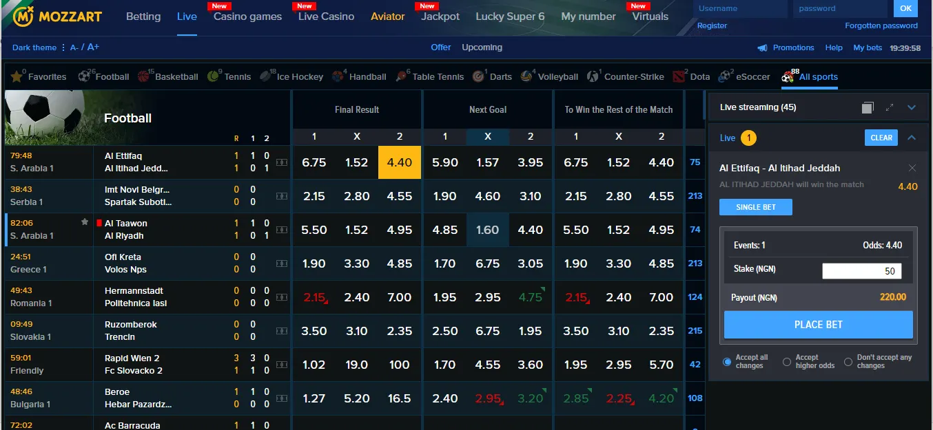 Nigerian Betting Sites with Best Live Betting Odds banner