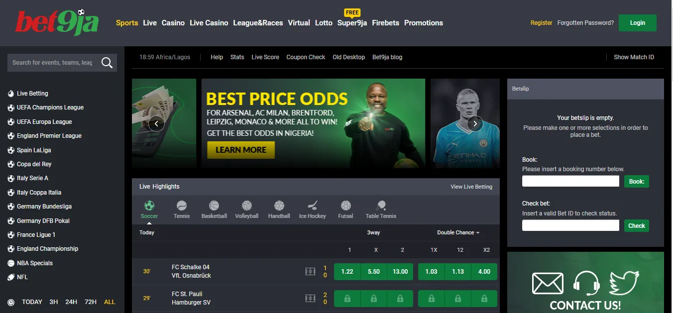 Nigerian Betting sites Highest Odds comparison banner