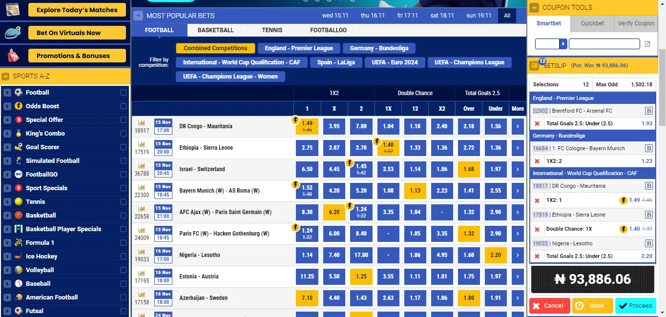 Image of Betking Nigeria How To Bet page