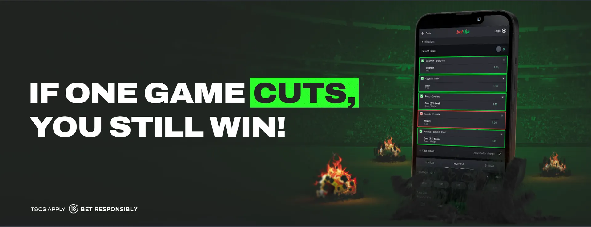 Bet9ja One Game Cut Bonus
