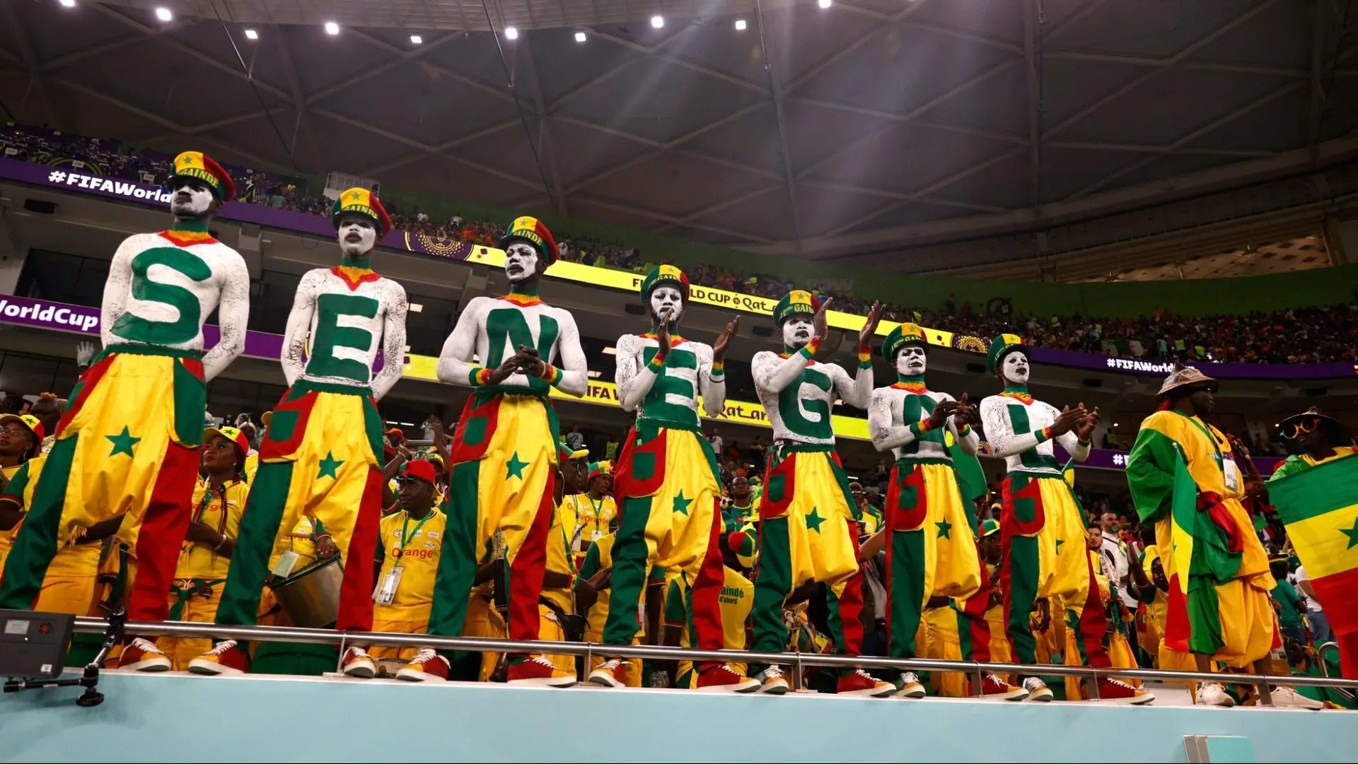 The Senegalese fans