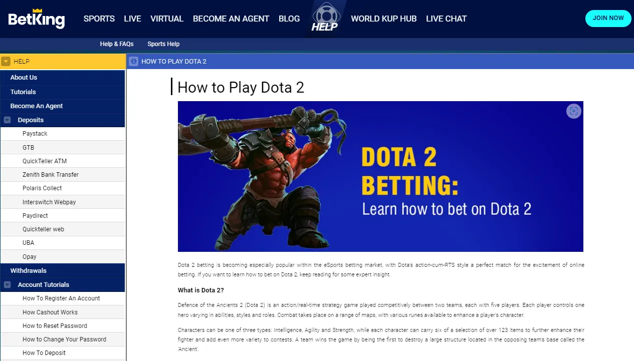 Betking Dota 2