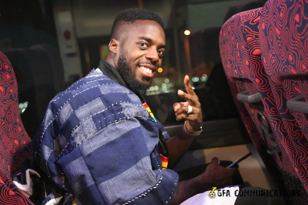 Inaki Williams arriving Qatar with the Ghana national team