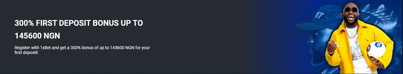 Image of the 1xBet bonus