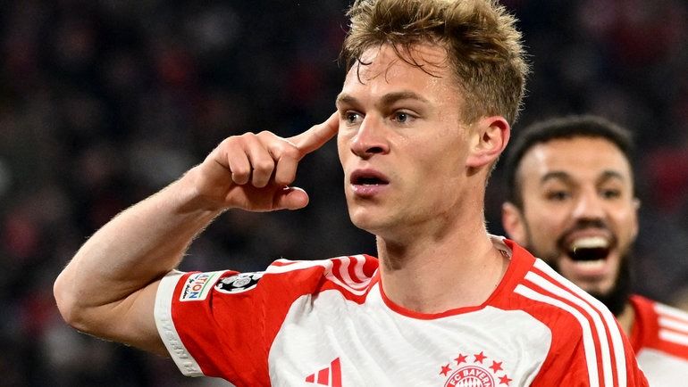 Kimmich Plays His 100th Champions League Match for Bayern Munich