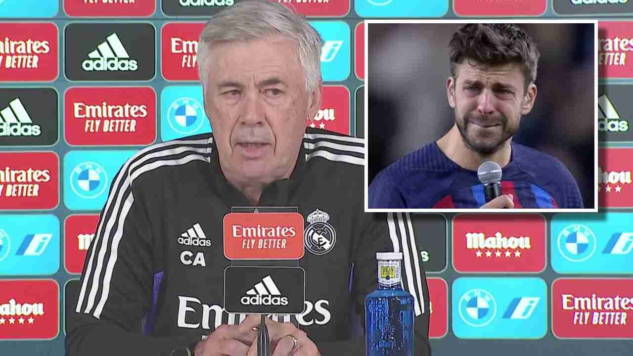 Las palabras de Ancelotti para Gerard Piqué tras su salida