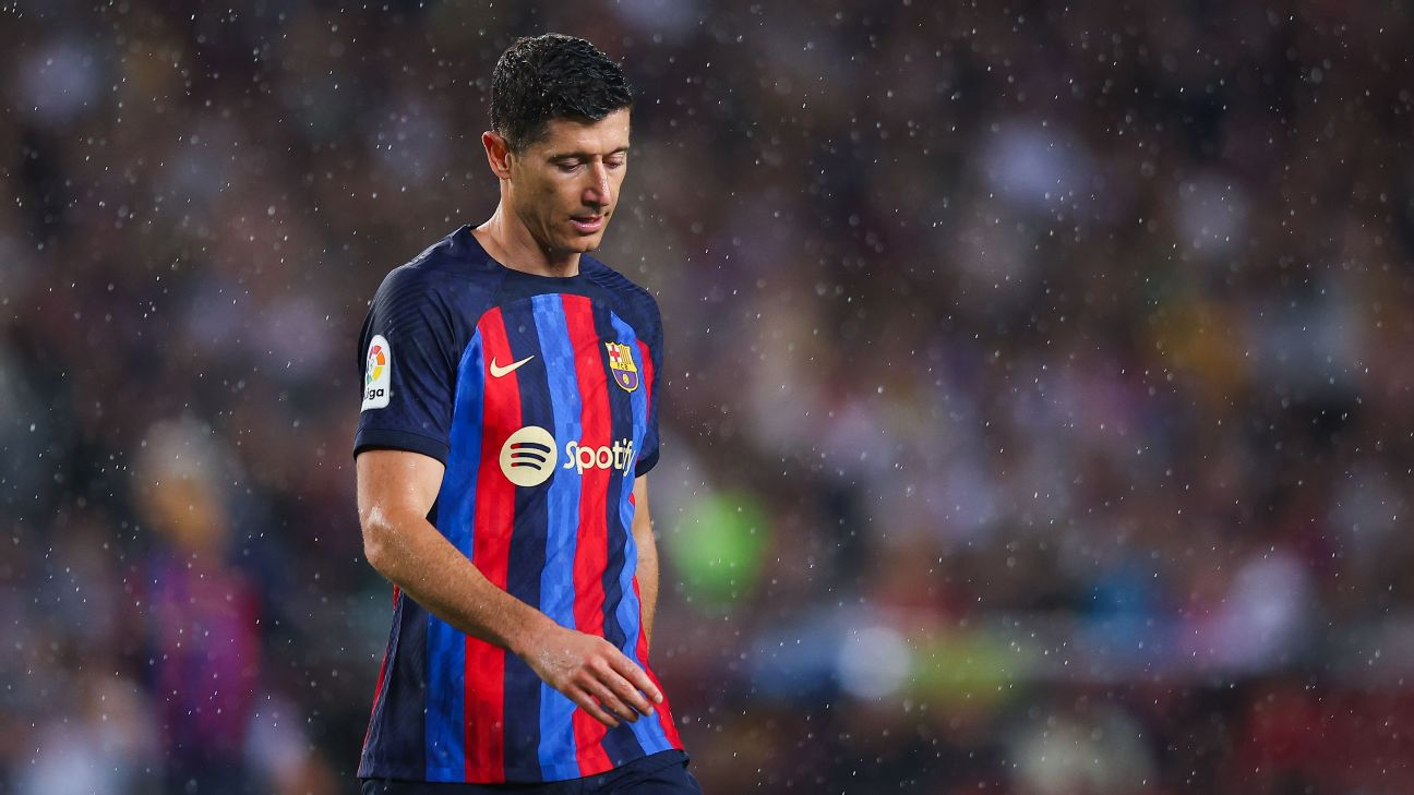 Robert Lewandowski Fails To Score In Six Consecutive Matches For The First Time In 12 Years