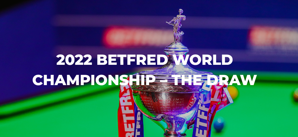 2022 Betfred World Championship - The Draw