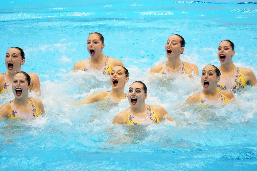 España ganó el campeonato mundial de natación artística 