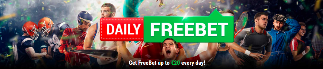Sportingbull Daily Freebet Bonus up to 20 EUR