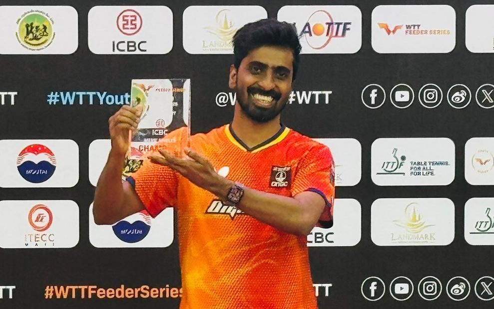 EXCLUSIVE | Sathiyan’s Fifth Singles Crown: Veteran Paddler Sets Sights on Asian Games Glory
