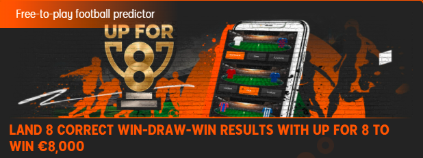 888sport Predict 8 Win-Draw-Win Results to Win €8,000
