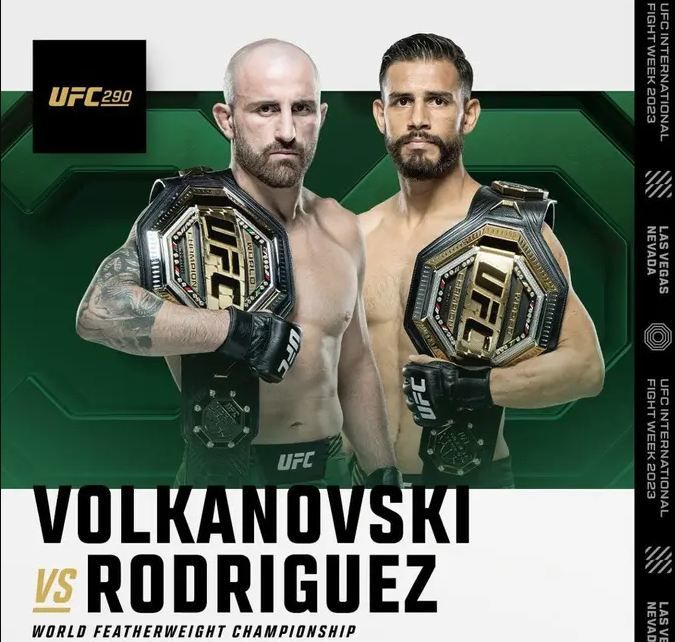 It's Official: Volkanovski vs. Rodriguez to Headline UFC 290
