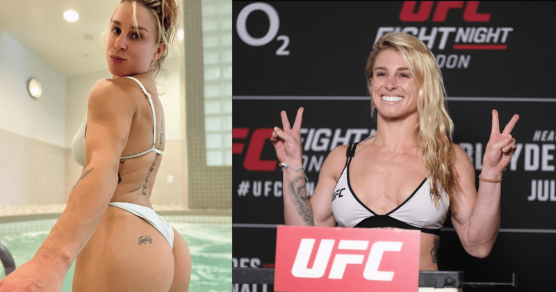 UFC fighter Goldy posts a photo in a sexy swimsuit