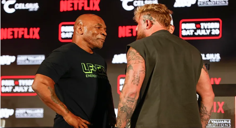 Jake Paul amenazó a Mike Tyson con mandarlo a dormir, también le recordó su primera derrota