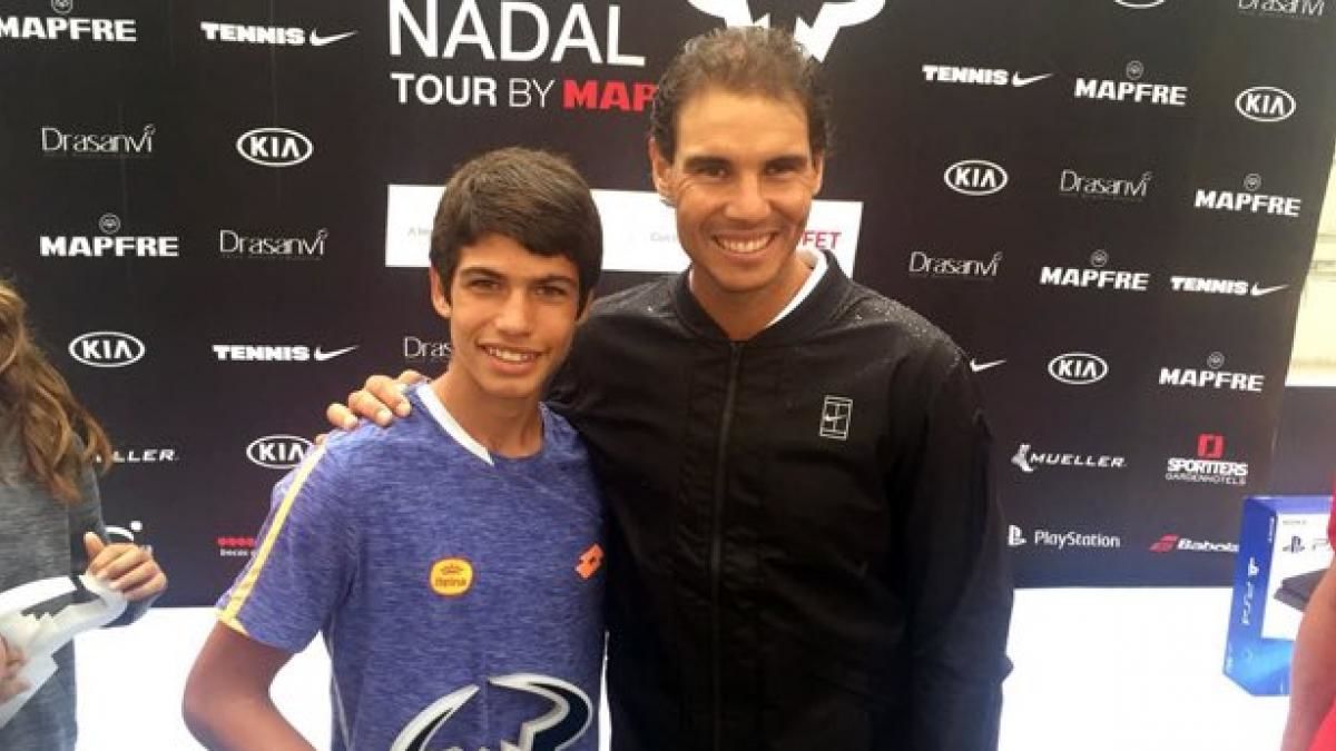 Carlos Alcaraz: &quot;Rafael Nadal es mi ídolo y modelo a seguir&quot;