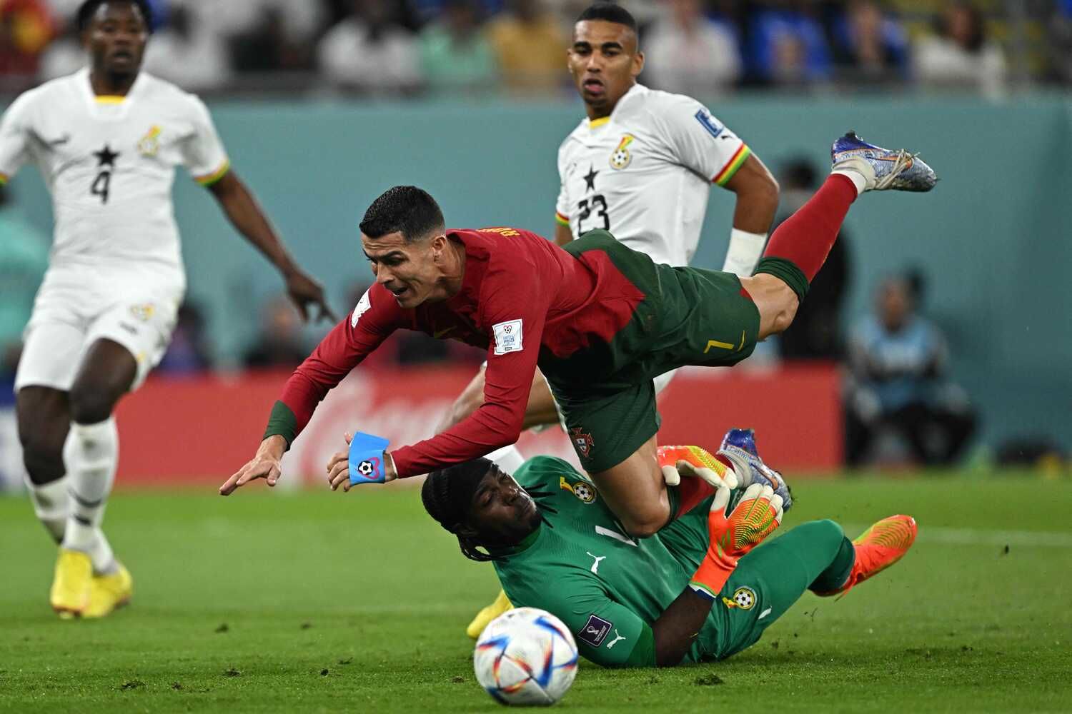 Ronaldo's goal helped Portugal defeat Ghana in the starting match of the 2022 World Cup