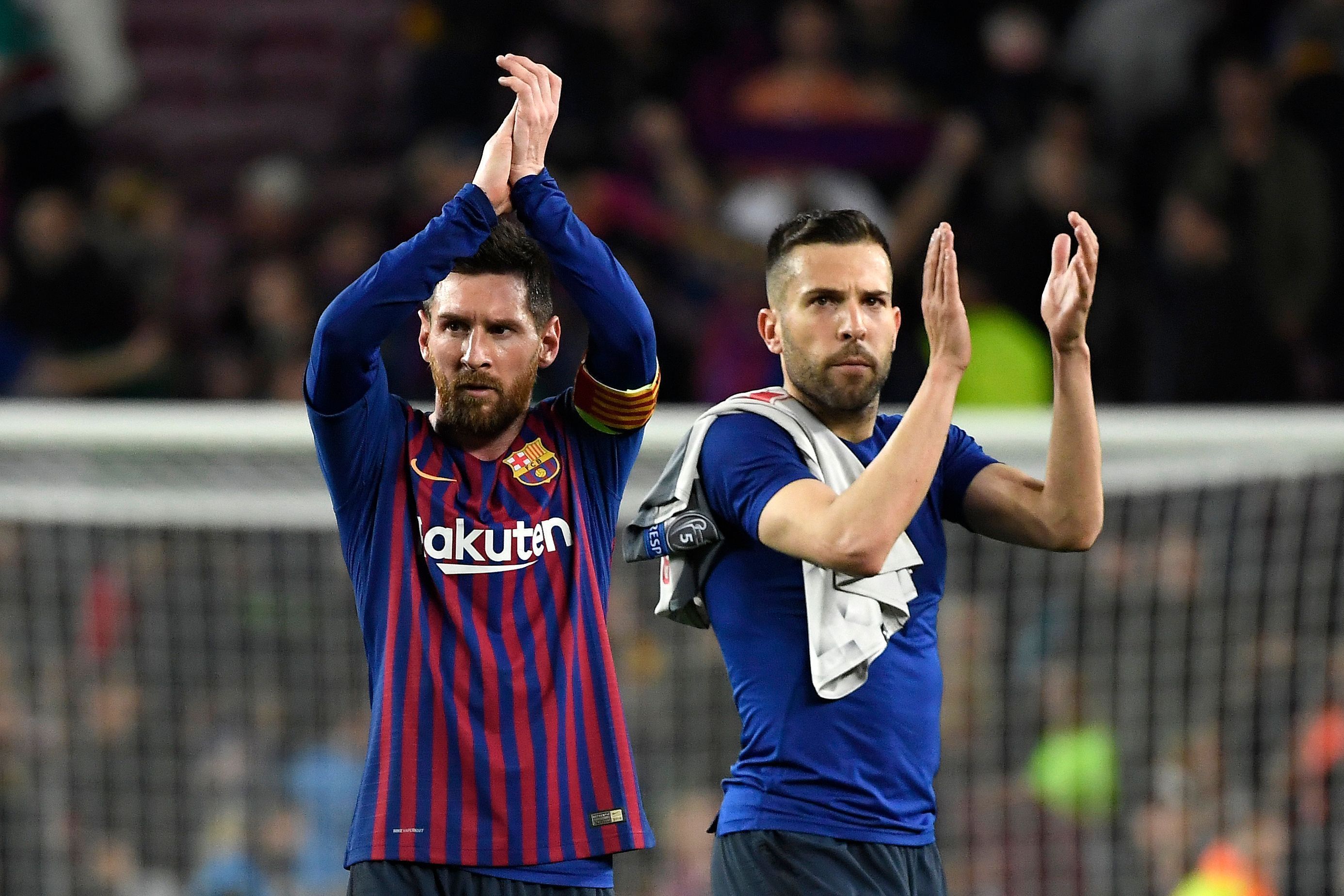 Alba: Seeing Messi with another shirt other than Barca's is always weird