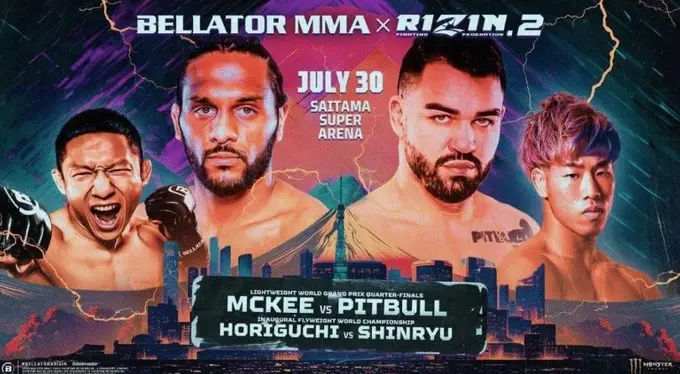 Second Joint Bellator and Rizin Tournament Set for July 30 in Tokyo