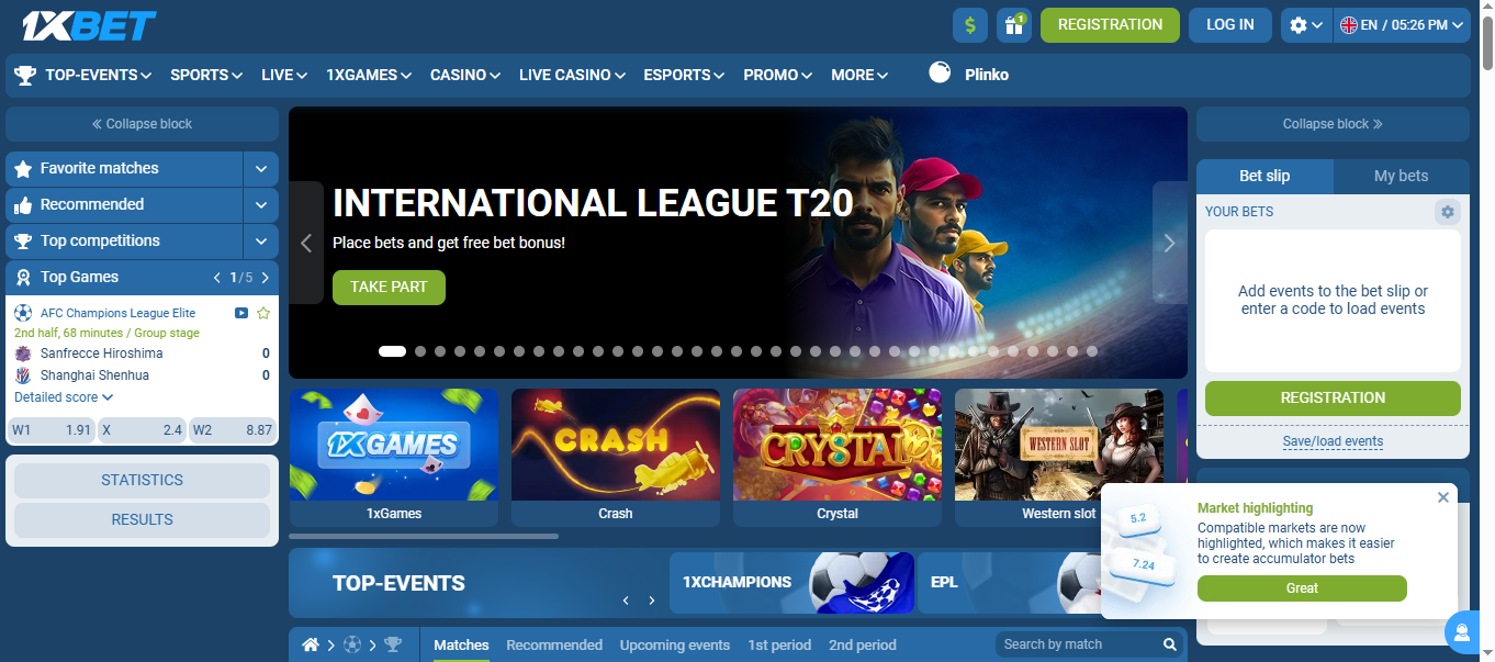 What are W1 and W2 in 1xBet? - Bet Smart On IPL