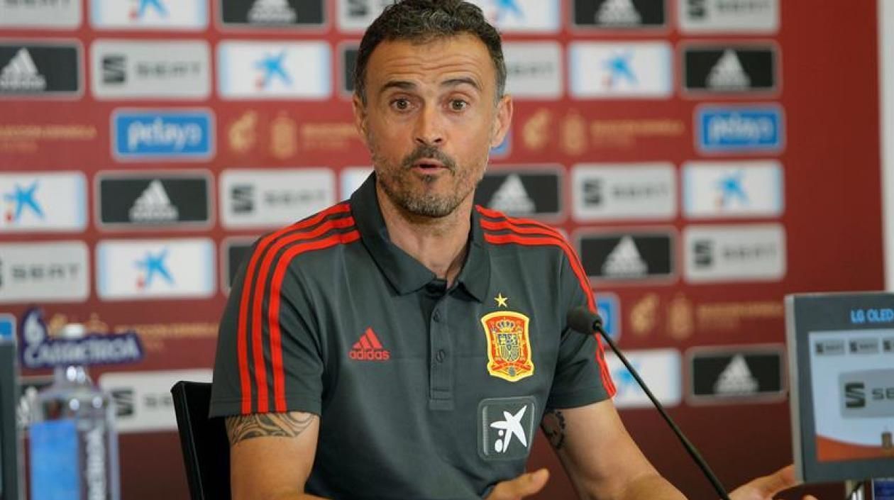 Luis Enrique entrenador de la selección de España habló sobre el juego de mañana ante Marruecos: &quot;nos superaran en algún momento del partido&quot;