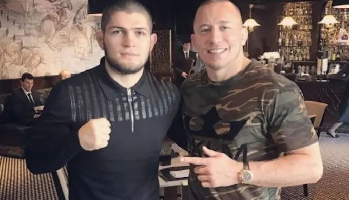 St-Pierre wants a grappling event with Khabib