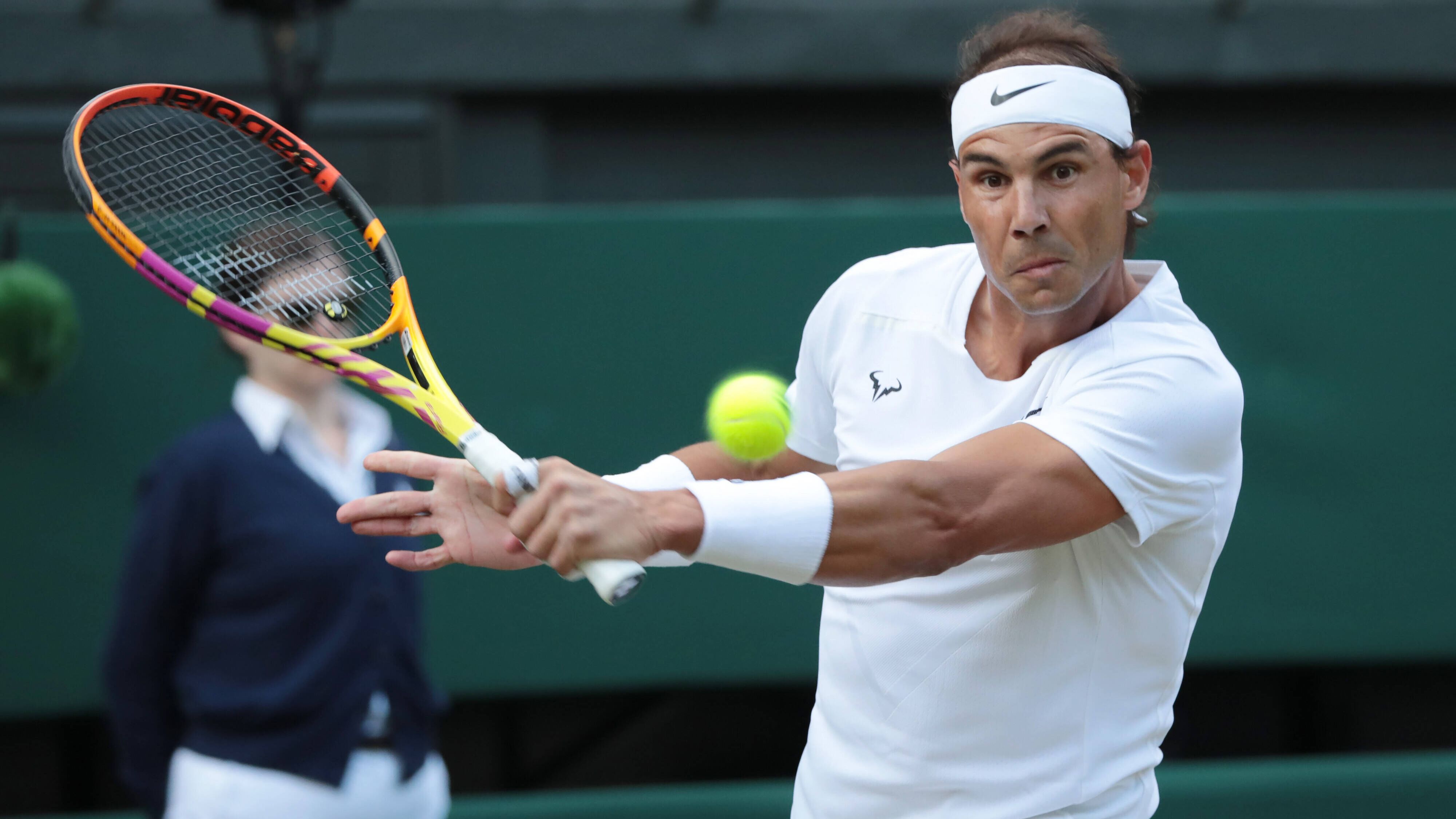 Wimbledon 2022 Match Result: Rafael Nadal vs Botic van de Zandschulp: Rafael wins(6-4, 6-2, 7-6)