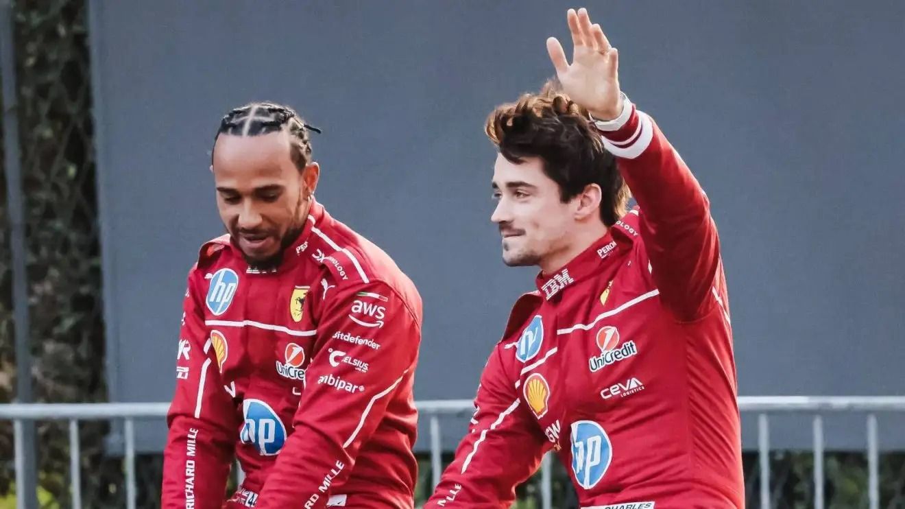 Verstappen Believes Hamilton Struggles at Ferrari Because of Leclerc