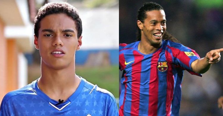Ronaldinho's son will play for Barcelona's youth team