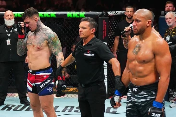 Aspinall vs. Gane Title Fight Becomes Second UFC Championship Bout Ruled No Contest