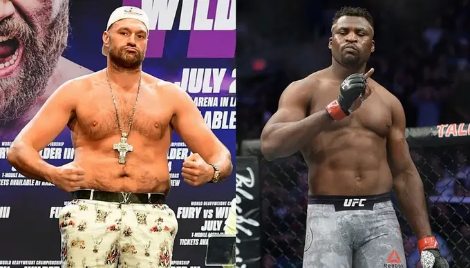 Fury Claims Says He'd Knock Ngannou Out Even After 15 Pints of Beer