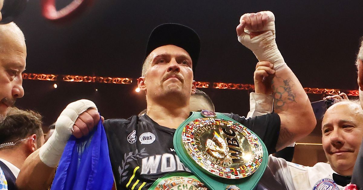 Usyk Expresses Gratitude To Team, Jesus, After Historic Victory
