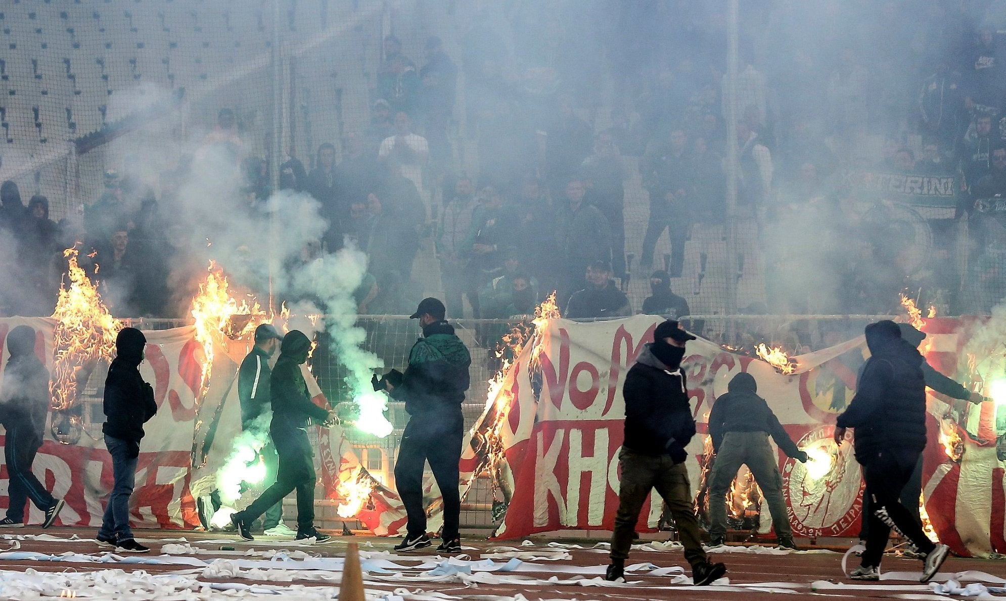 Greek Government Bans Football Fans From Attending Stadiums For Two Months