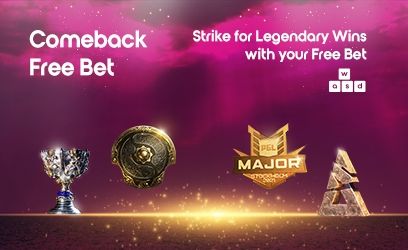 Vbet offers a comeback free bet up to 50 EUR