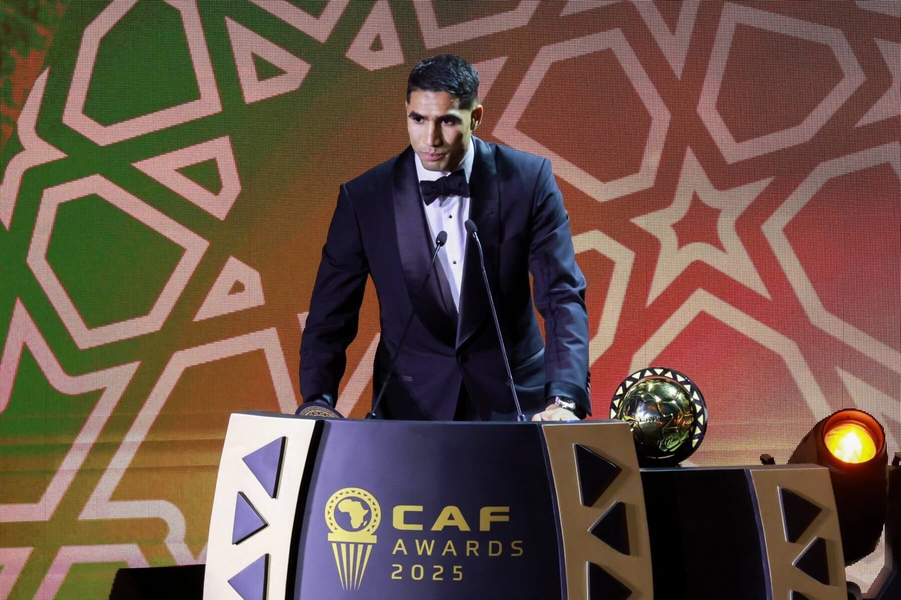 CAF Awards 2025 Winners List: Achraf Hakimi Wins African Player of the Year
