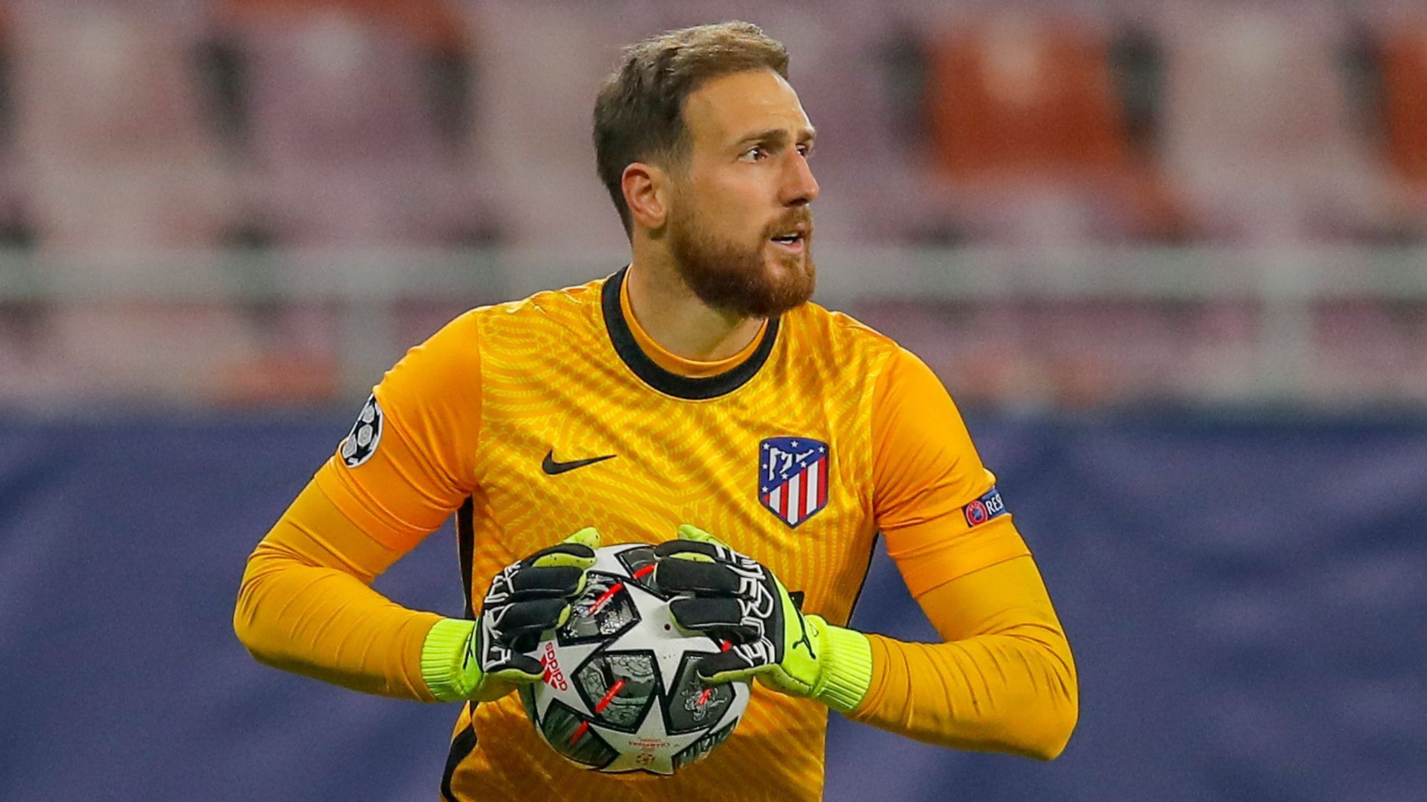 Atlético's Goalkeeper Oblak Named Best Player Of The Week In Champions League