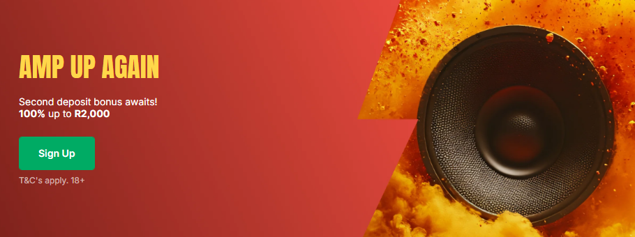 Mzansibet 100% Second Deposit Bonus up to R2,000