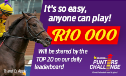 Hollywoodbets Punters Challenge up to R10,000