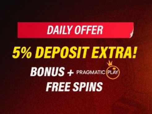 Baji Live Daily Offer - Get Up to 3% Deposit Bonus + 2% Pragmatic Play Free Spins