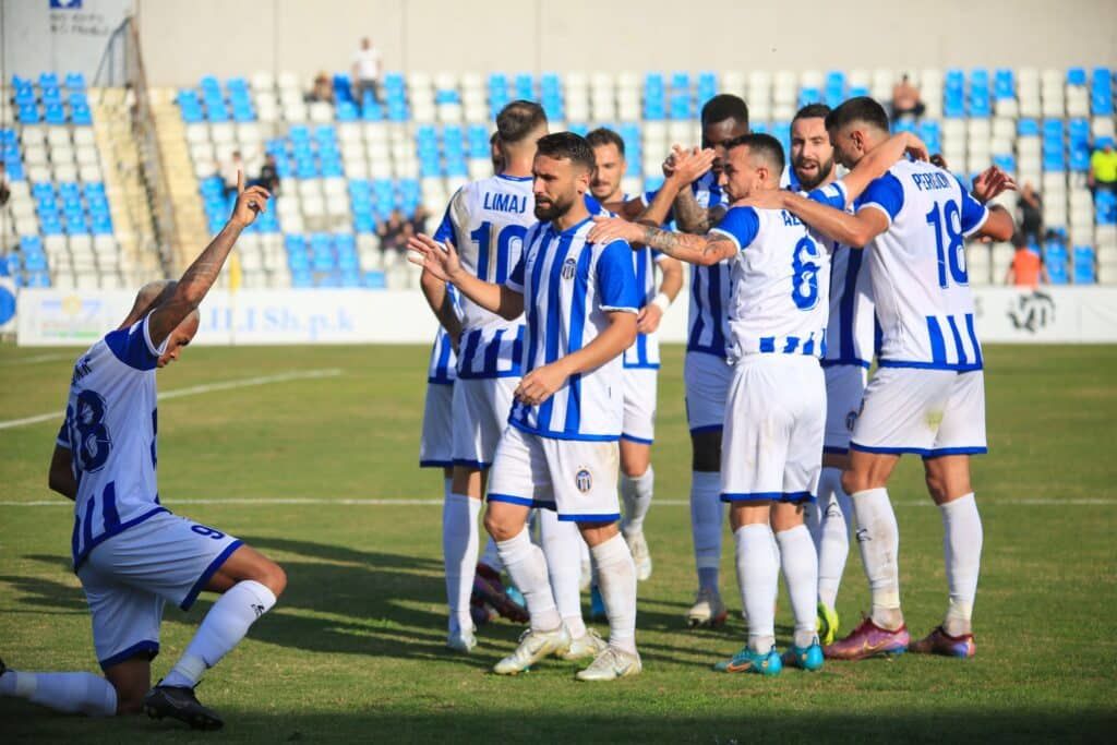 KF Tirana vs Skenderbeu Korce, played in the Superliga in Albania