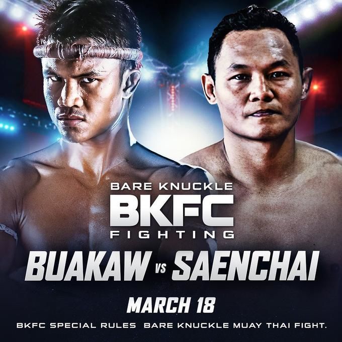 Thai boxing legends Buakaw and Saenchai will fight at BKFC in March