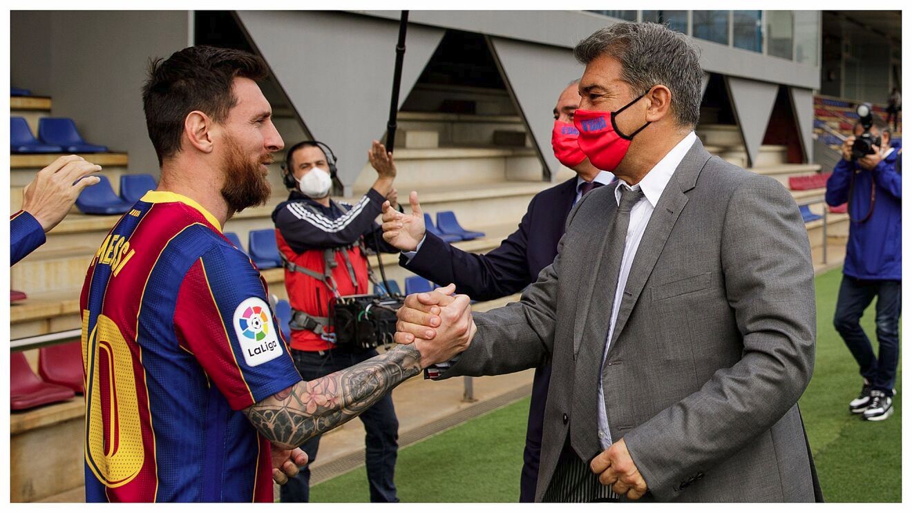 Laporta says Messi will return to Barcelona