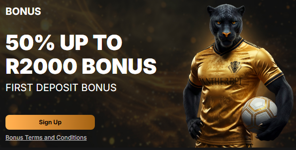 Pantherbet Sports First Deposit Bonus